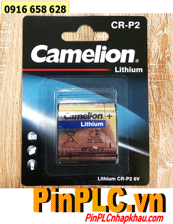 Camelion CR-P2, Pin CR-P2; Pin 6v lithium Camelion CR-P2 chính hãng (MẪU MỚI) /Loại vỉ 1viên